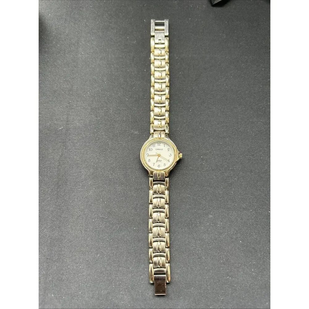 Carriage Indiglo Two Tone Women’s Quartz Watch